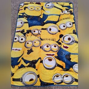 Yellow and Blue Minions Blanket